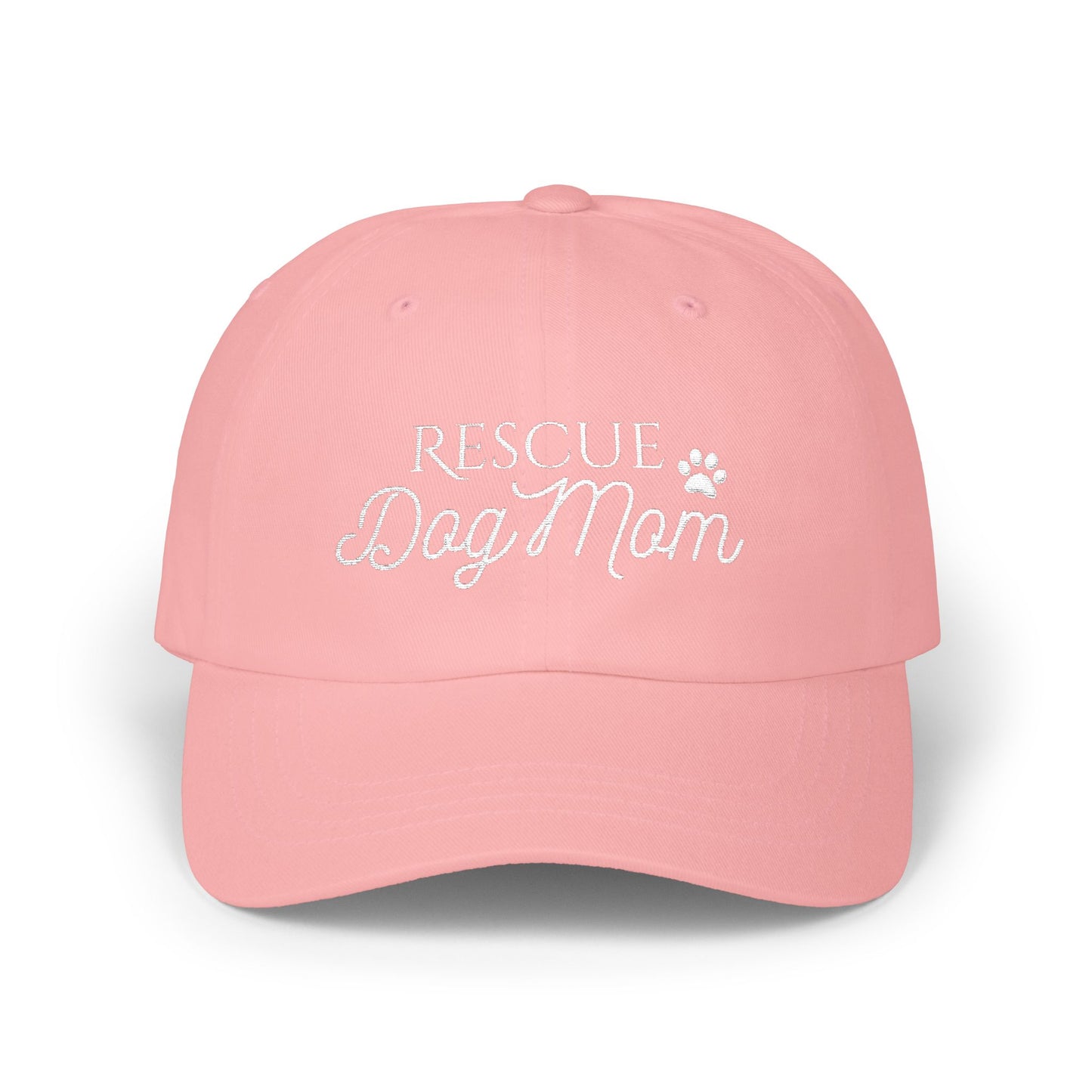 Rescue Dog Mom Embroidered Hat