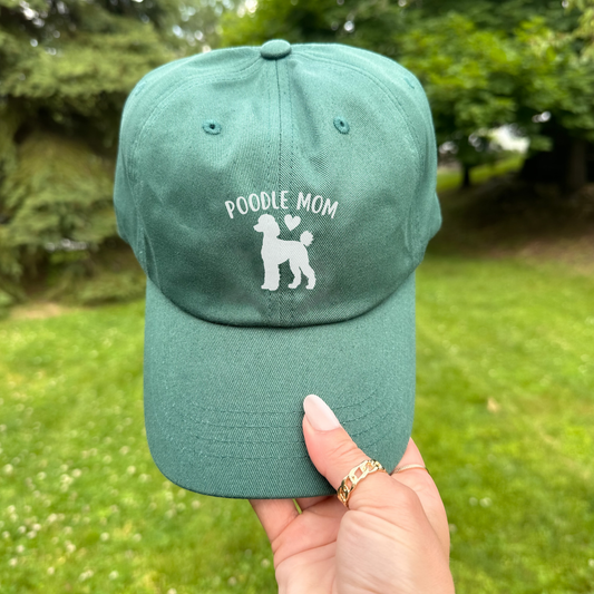 Poodle Mom Embroidered Hat