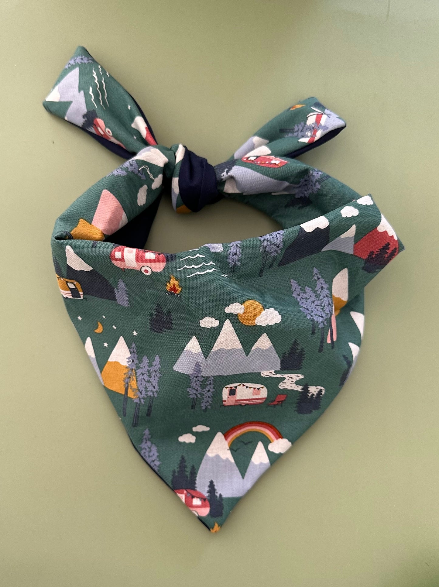 Camping Dog Bandana Outdoor Adventure Pet Scarf Nature Inspired Puppy Accessory Custom Dog Bandana for Hiking Dogs Unique Gift Dog Lovers