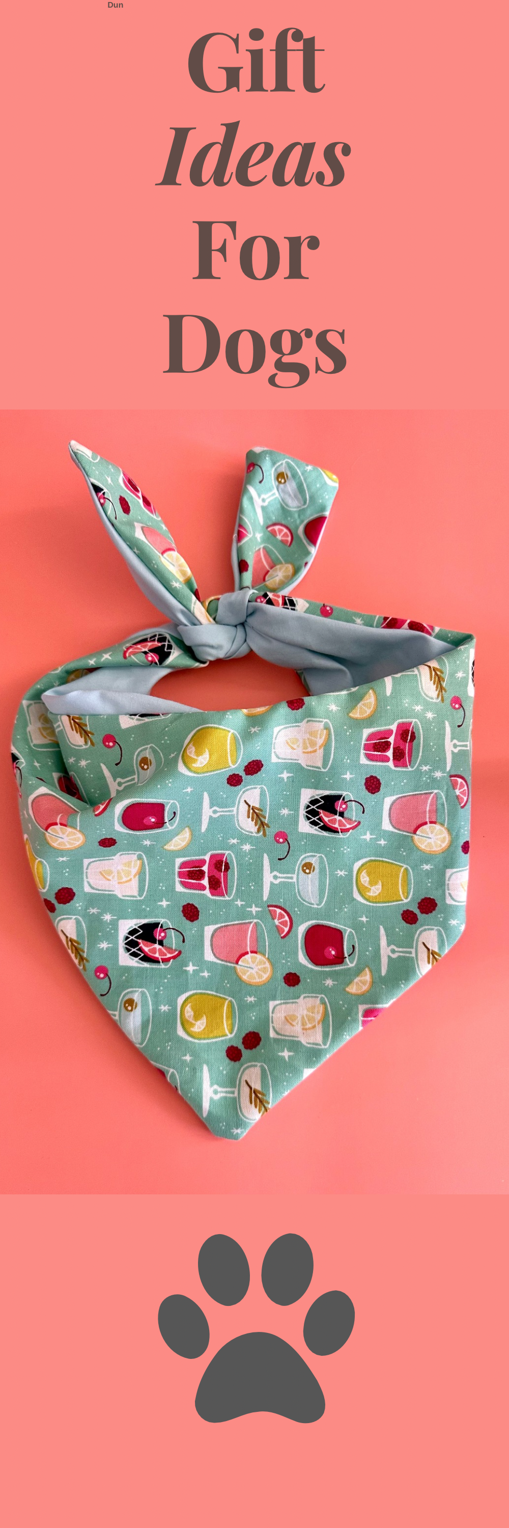 Cocktail Dog Bandana