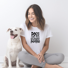 Load image into Gallery viewer, Dog Lover T-Shirt Dogs Are My Favorite People Funny Pet Owner Apparel Gift For New Dog Mom Fashion For Fur Mama Foster Dog Mom Tee Idea
