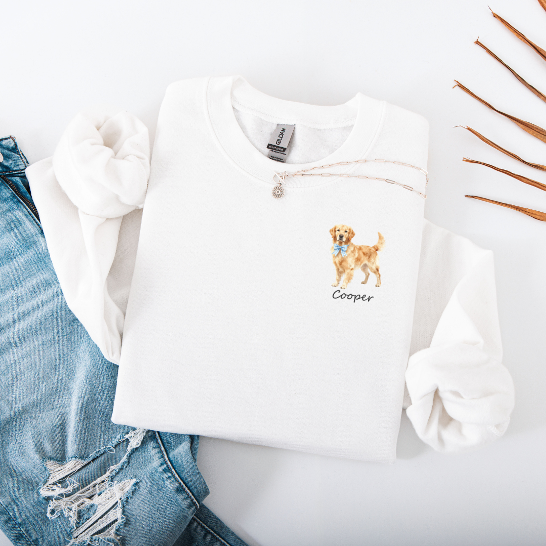Personalized Golden Retriever Sweatshirt New Arrival
