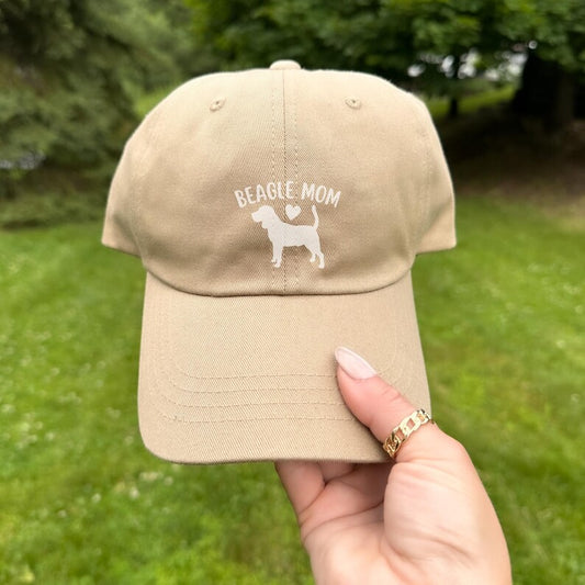 Beagle Mom Embroidered Hat