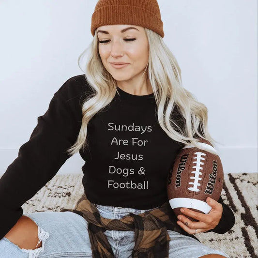 Sunday Vibes Football Sweatshirt