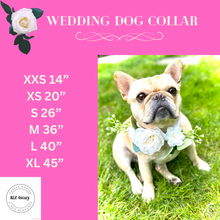 Load image into Gallery viewer, dog flower collar size chart
