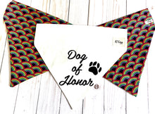 Load image into Gallery viewer, Dog Of Honor Wedding Dog Bandana
