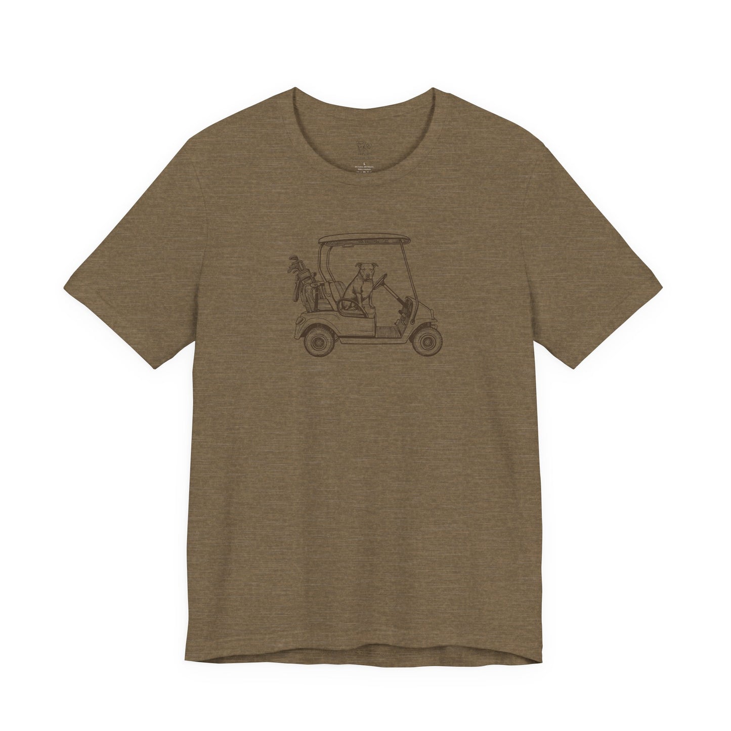 Pitbull Dad Golf T-Shirt