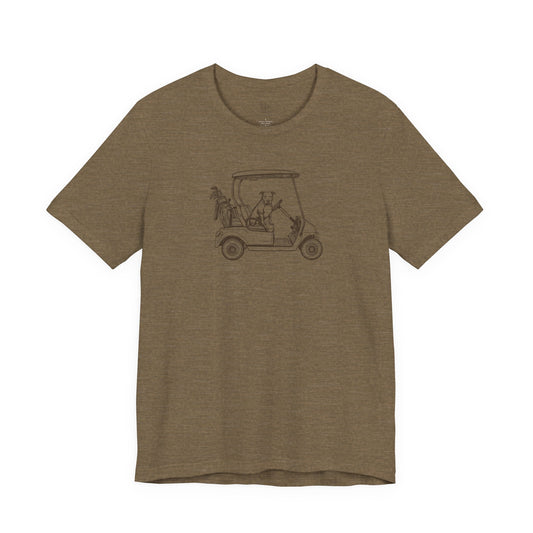 Pitbull Dad Golf T-Shirt