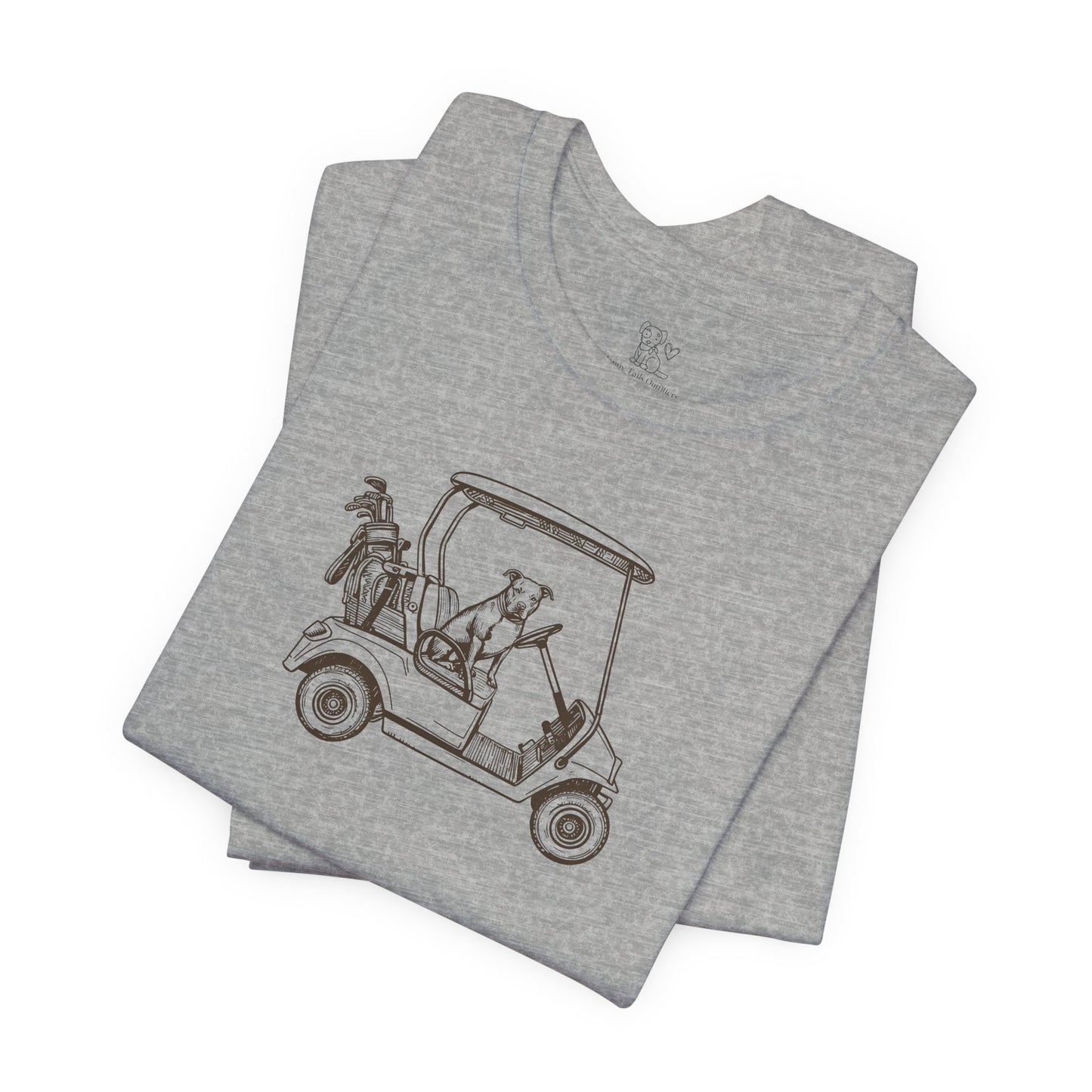 Pitbull Dad Golf T-Shirt