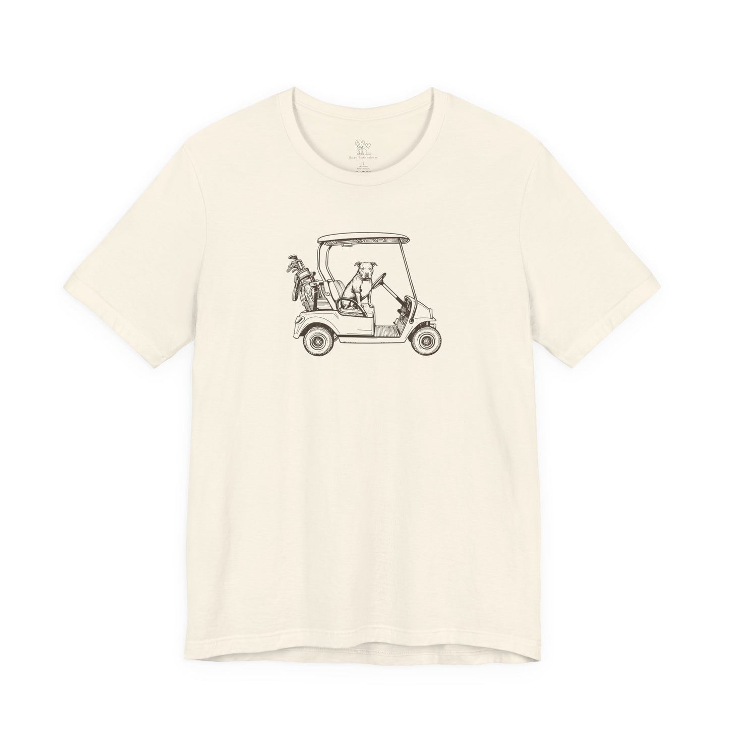 Pitbull Dad Golf T-Shirt