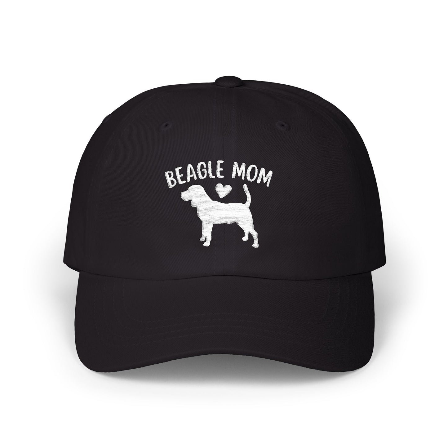 Beagle Mom Embroidered Hat Dog Breed Baseball Cap New Puppy Mom Gift Idea Dog Park Meet Up Outfit
