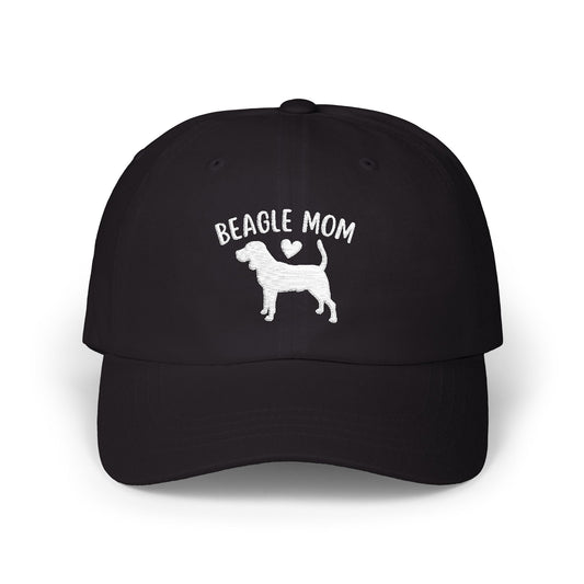 Beagle Mom Embroidered Hat Dog Breed Baseball Cap New Puppy Mom Gift Idea Dog Park Meet Up Outfit