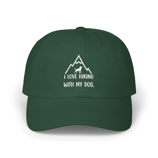 Hiking Embroidered Dog Mom Hat Mountain Graphic Baseball Cap Outdoor Adventure Dog Lover Gift Pet Owner Accessory for Camping Enthusiast