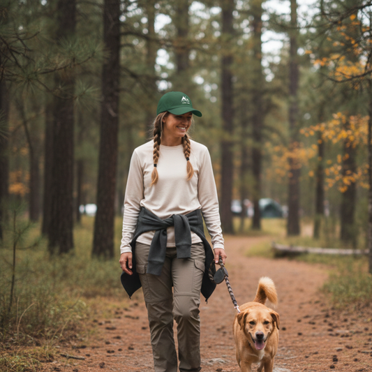 Camping Embroidered Hat