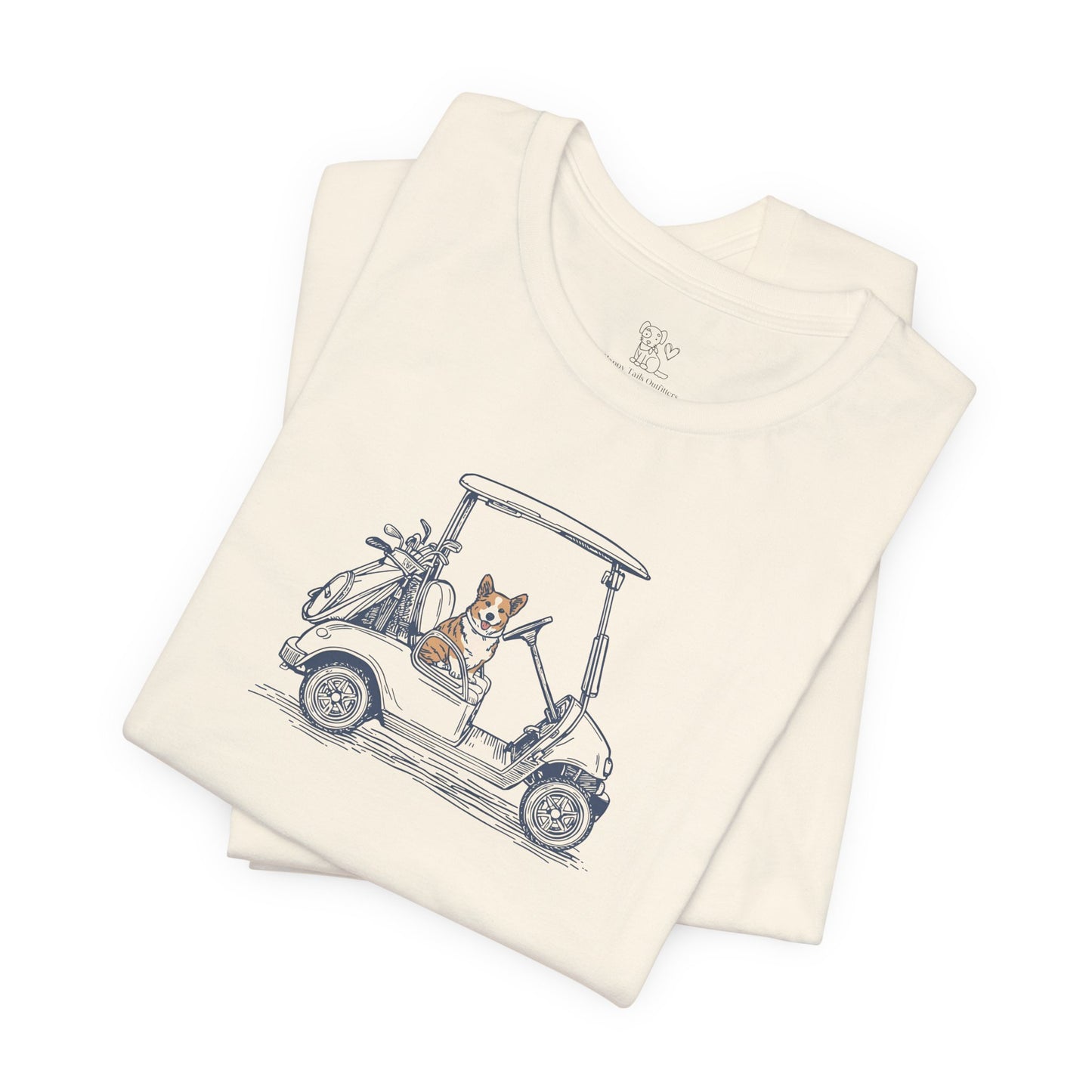 Corgi Dad Golf T-Shirt