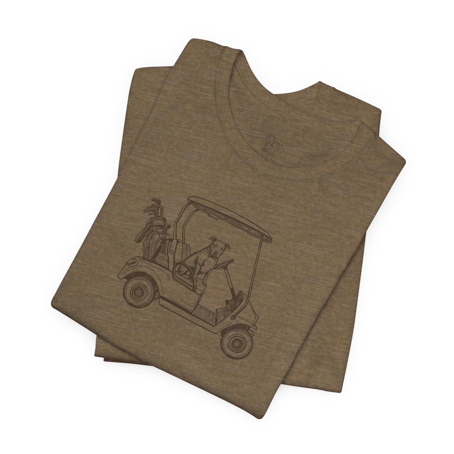 Pitbull Dad Golf T-Shirt