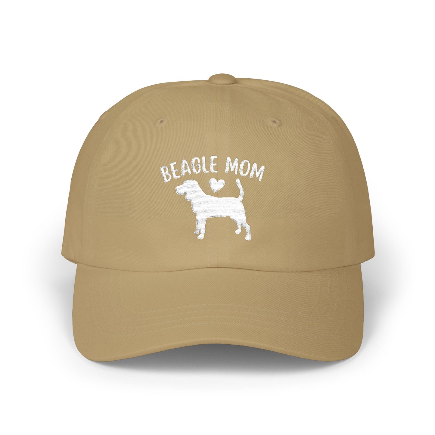Beagle Mom Embroidered Hat Dog Breed Baseball Cap New Puppy Mom Gift Idea Dog Park Meet Up Outfit