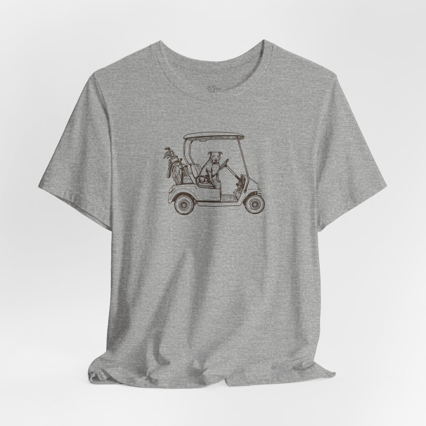 Pitbull Dad Golf T-Shirt