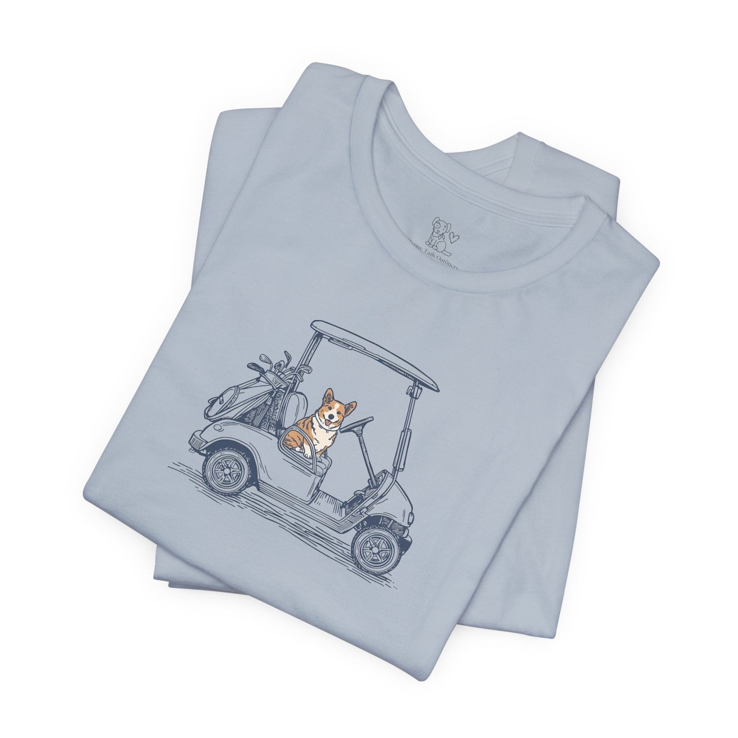 Corgi Dad Golf T-Shirt