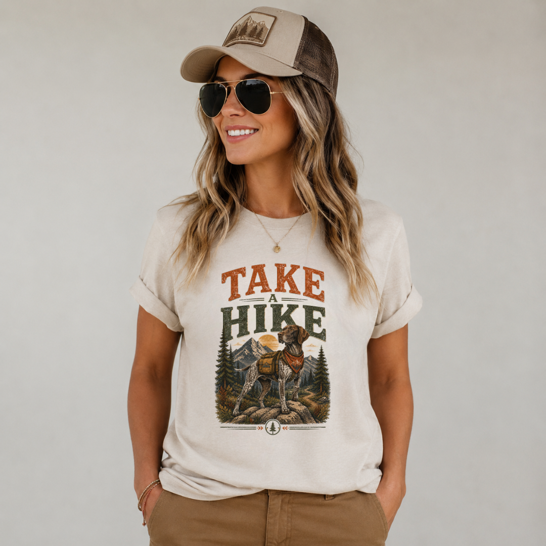 German Shorthaired Pointer Hiking Tee