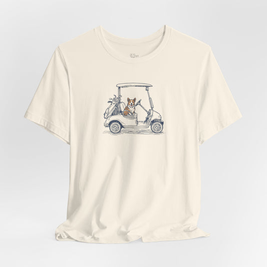 Corgi Dad Golf T-Shirt