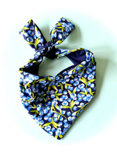 Load image into Gallery viewer, Blueberry Dog Bandana Fruit Inspired Pet Scarf Garden Themed Dog Accessory Unique Gift For New Puppy Farm Life Dog Neckwear Idea For Photo
