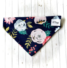 Load image into Gallery viewer, Floral Dog Bandana
