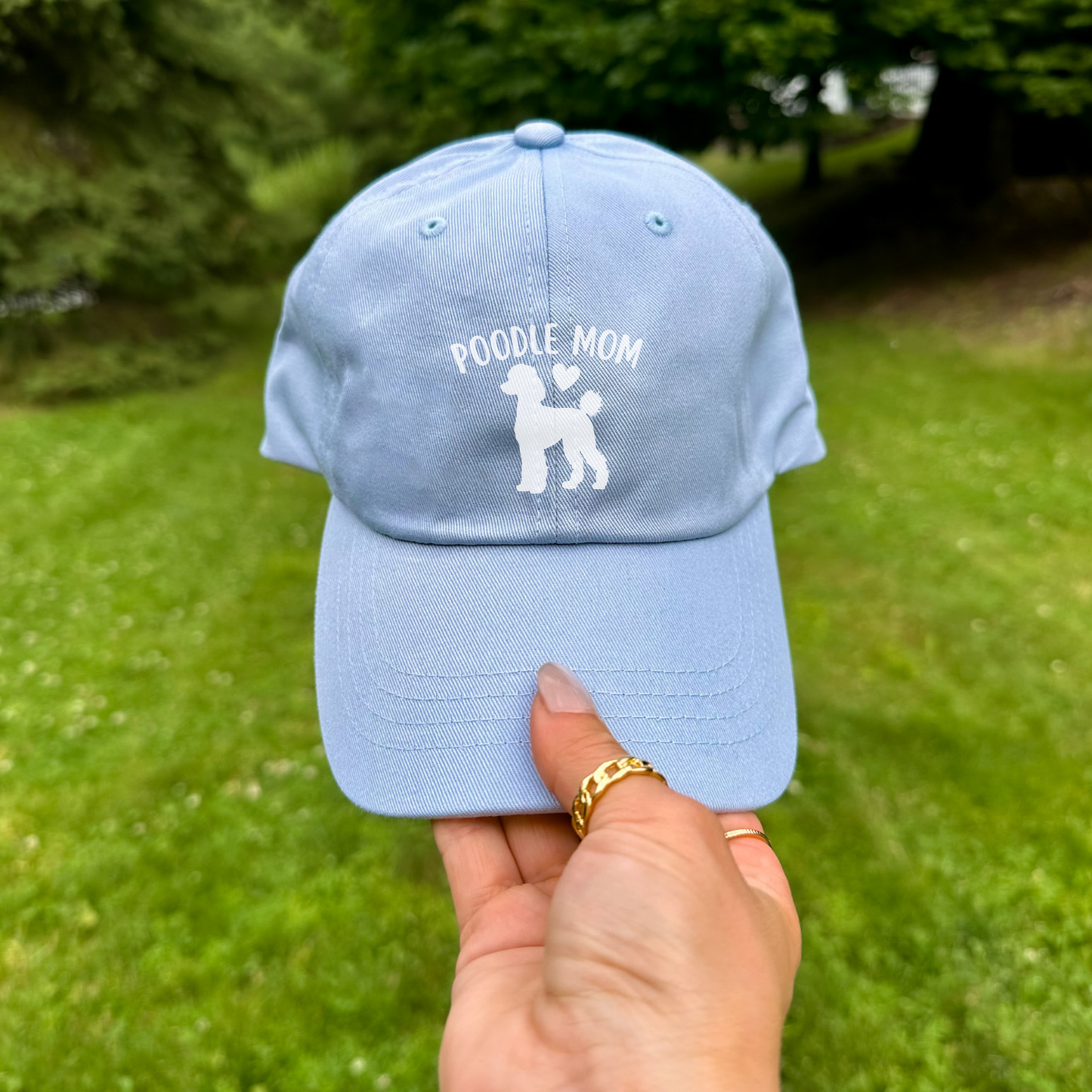 Poodle Mom Embroidered Hat