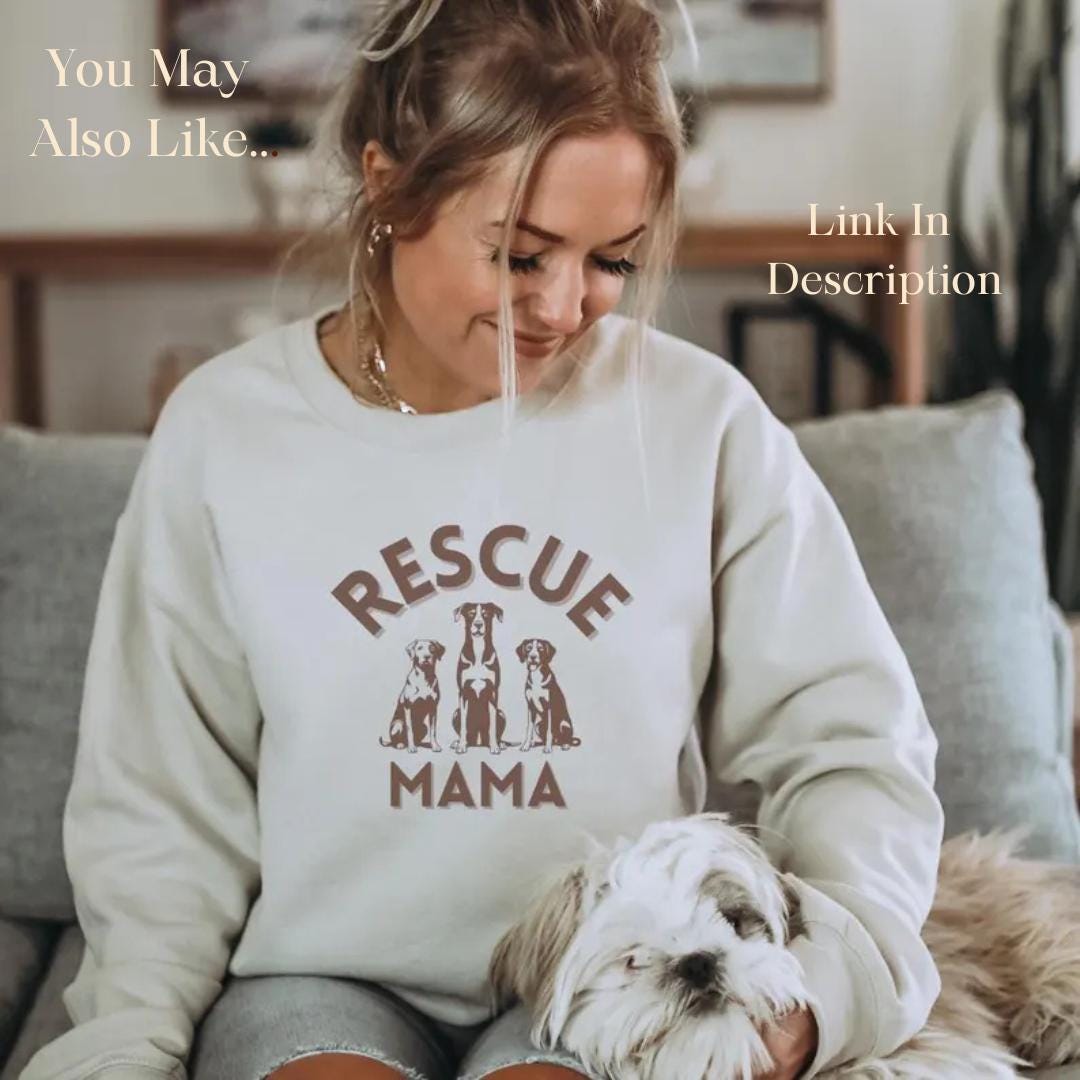 Rescue Dog Mom T Shirt