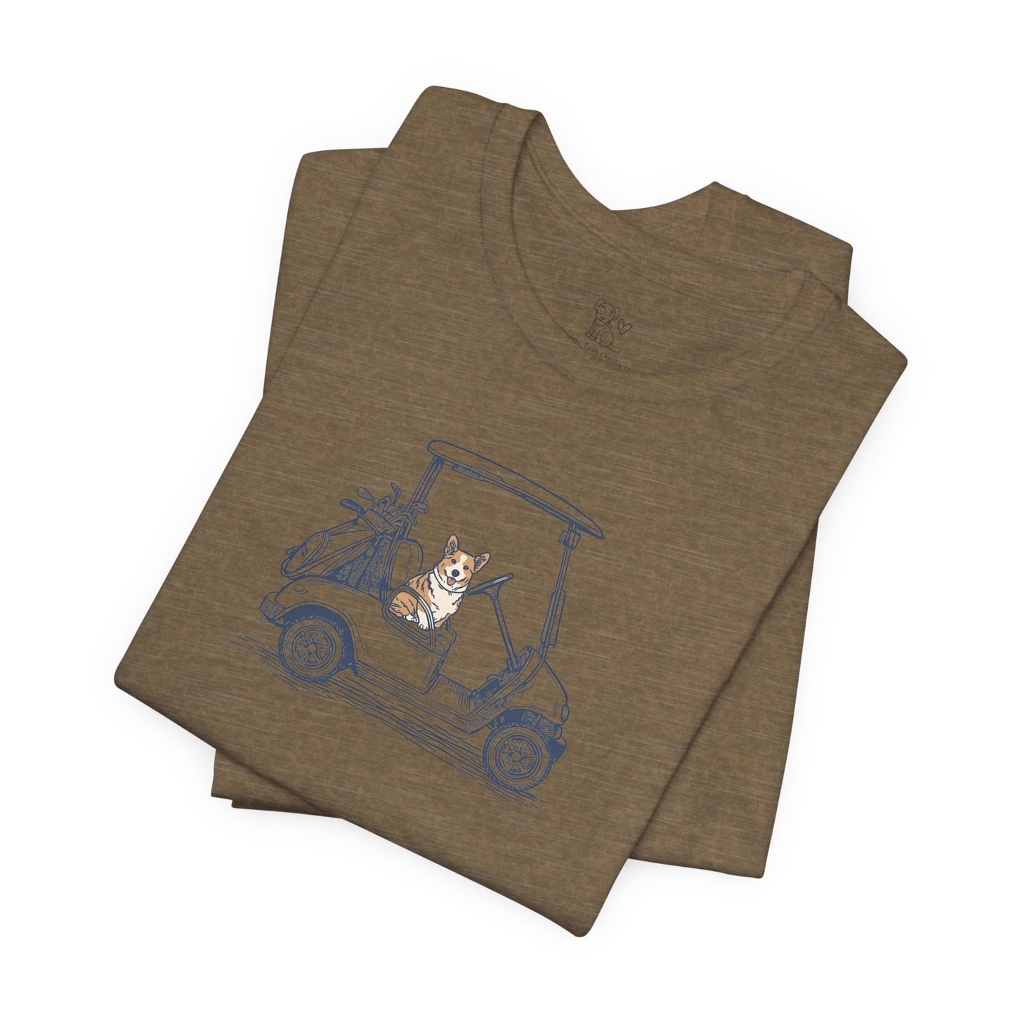 Corgi Dad Golf T-Shirt