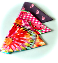 Load image into Gallery viewer, Tie Dye Dog Bandana Summer Collection
