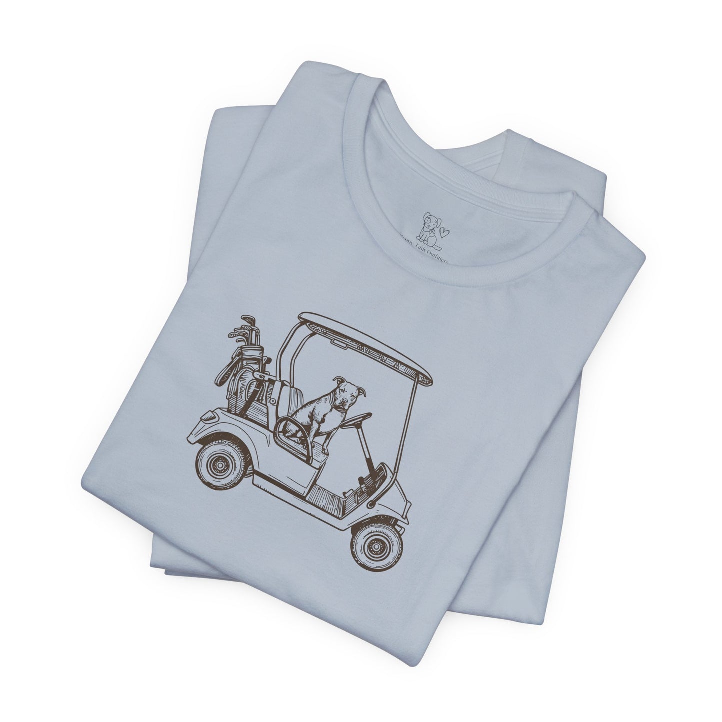 Pitbull Dad Golf T-Shirt