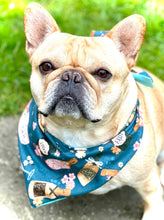 Load image into Gallery viewer, Wine Lover Dog Bandana Rosé &amp; Champagne Inspired Pet Scarf Puppy Neckwear Gift for Wine Enthusiasts Winery-Themed Doggie Accessories Outfit
