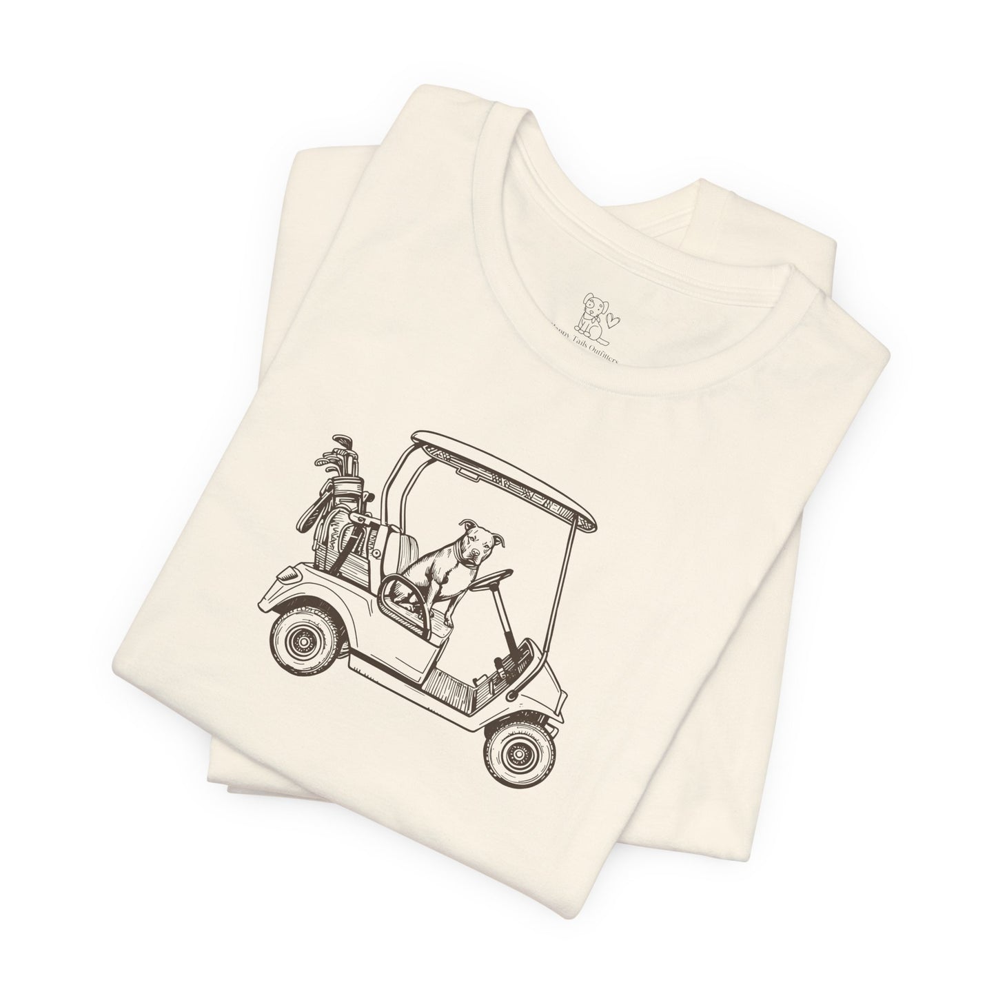 Pitbull Dad Golf T-Shirt