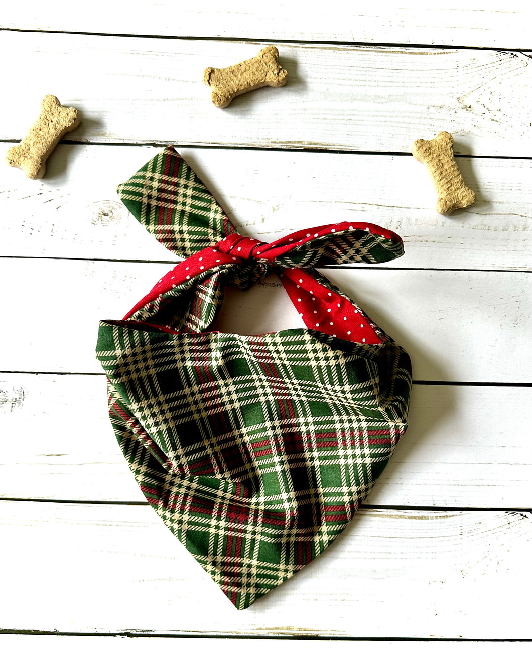 Dog Bandana Christmas Plaid Pet Scarf Tartan Holiday Family Photo With Pet Idea Classic Dog Accessory With Name New Xmas Puppy Gift New Pet