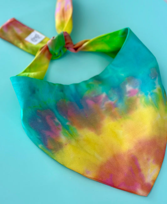 Custom Tie Dye Dog Bandana