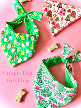 Load image into Gallery viewer, Pickleball Dog Bandana Sports Themed Pet Scarf Gift For Pickle Ball Enthusiast Dink Puppy Accessories Trendy Pet Owner Pickle-Ball Gift Idea
