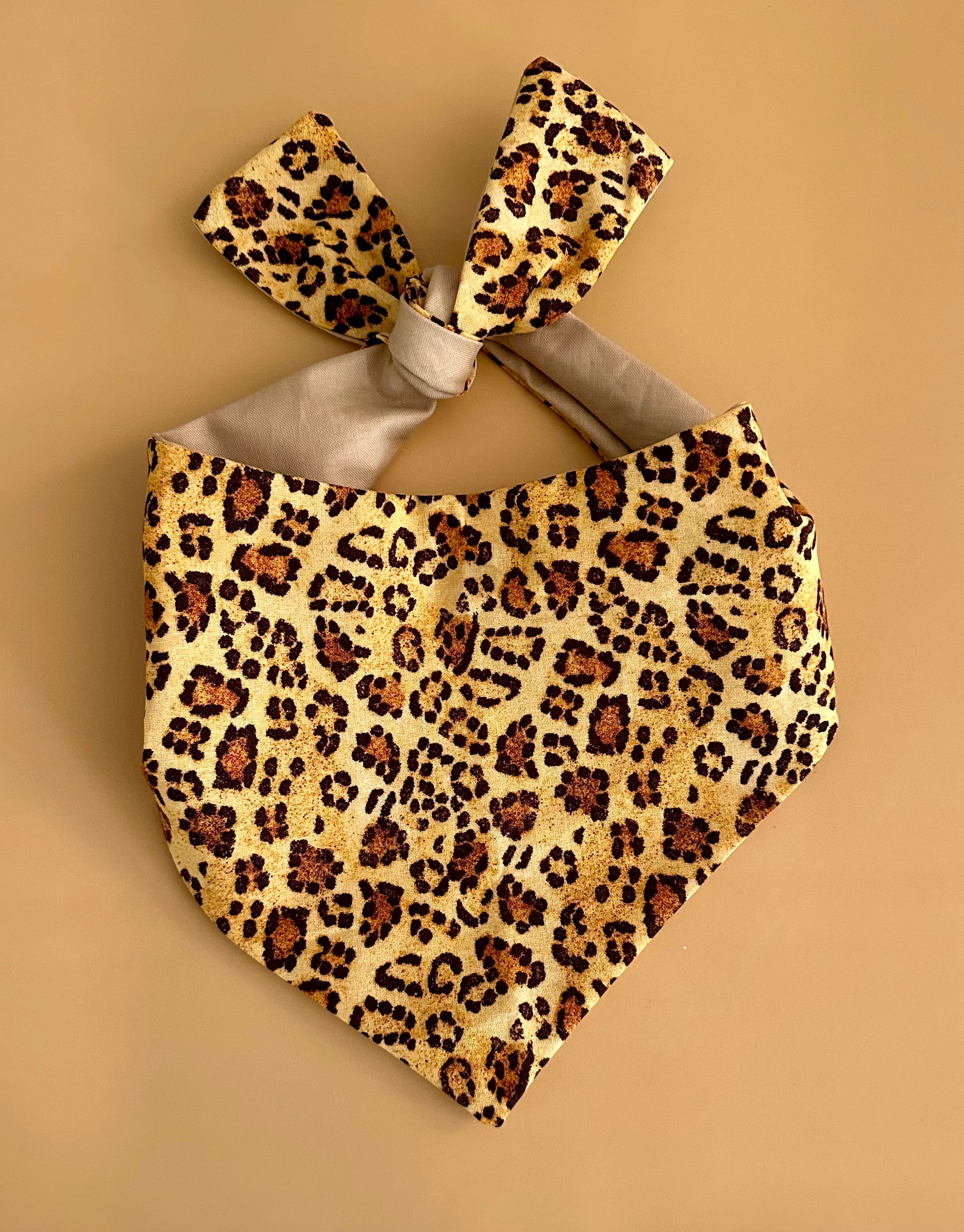 Cheetah Dog Bandana Personalized Pet Gift for Cheetah Lovers New Dog Mom Custom Gift Idea Pet Scarf Girl Dog Bandana Animal Print Neckwear