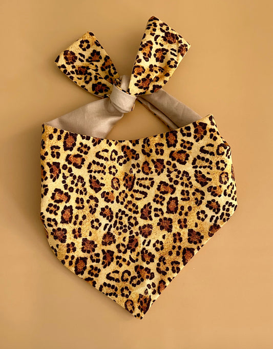 Cheetah Dog Bandana Personalized Pet Gift for Cheetah Lovers New Dog Mom Custom Gift Idea Pet Scarf Girl Dog Bandana Animal Print Neckwear