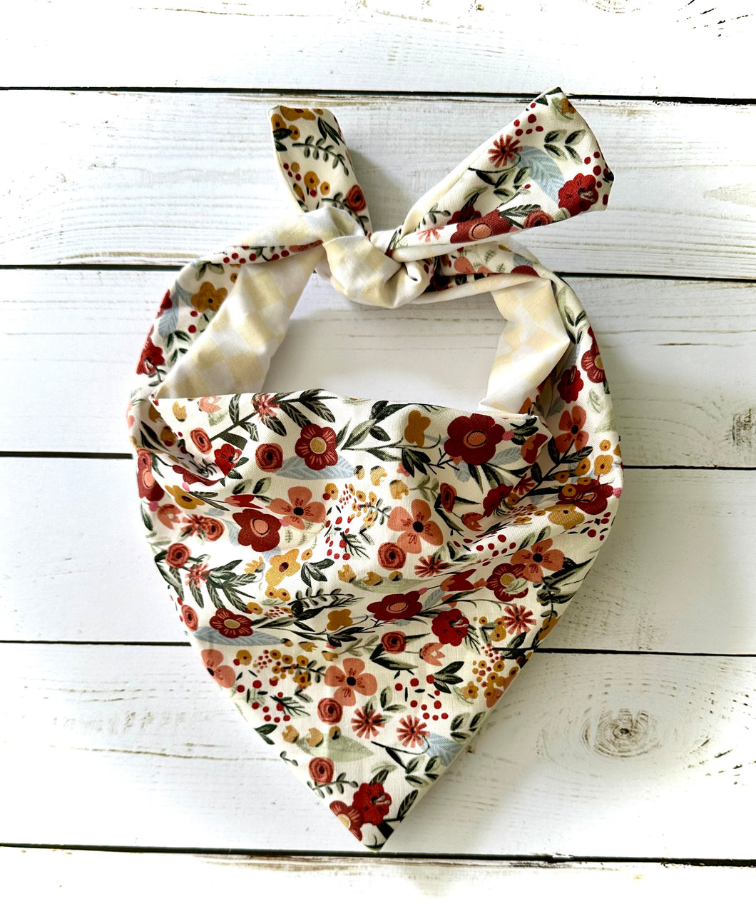 Harvest Floral Dog Bandana Fall Collection