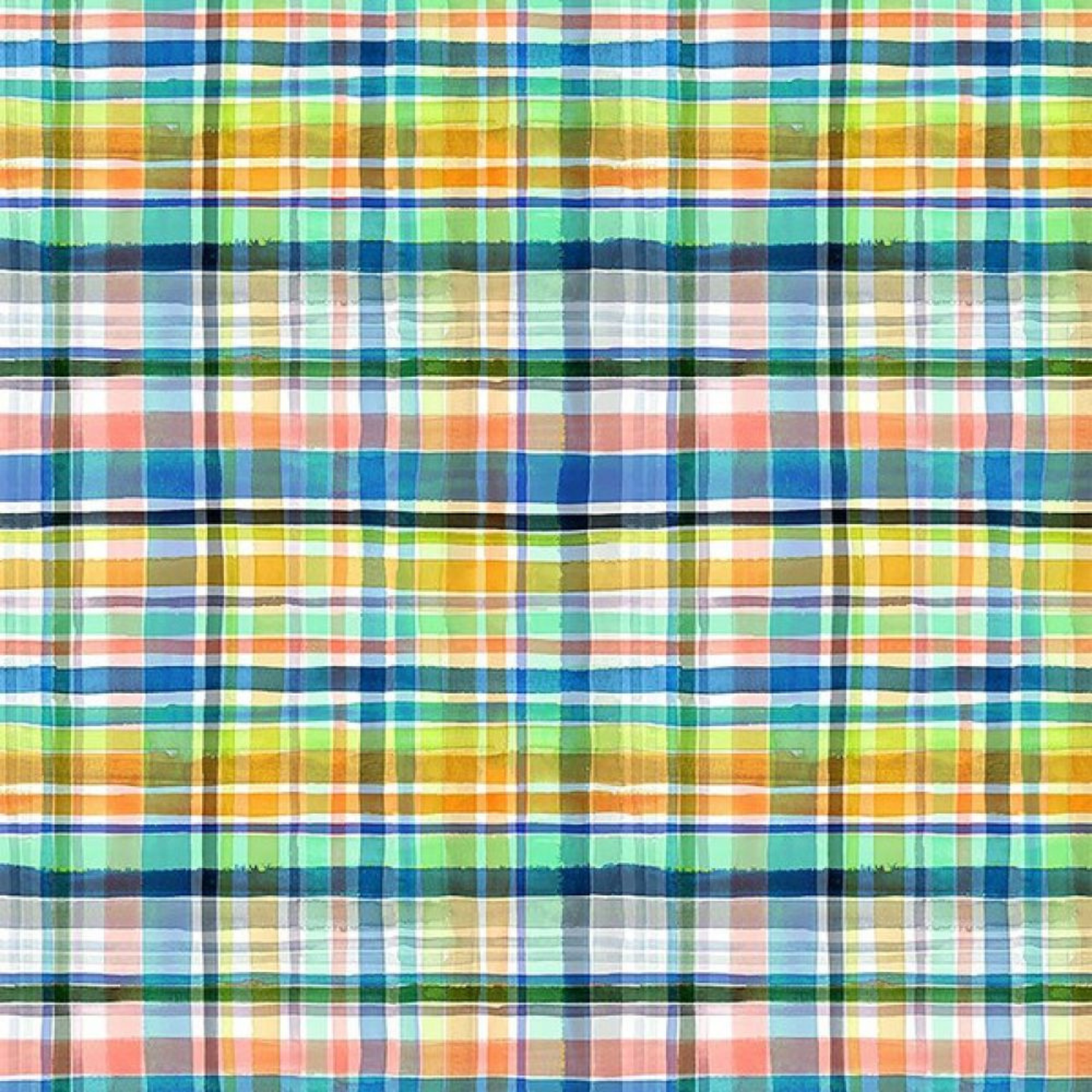 Spring Plaid Dog Bandana