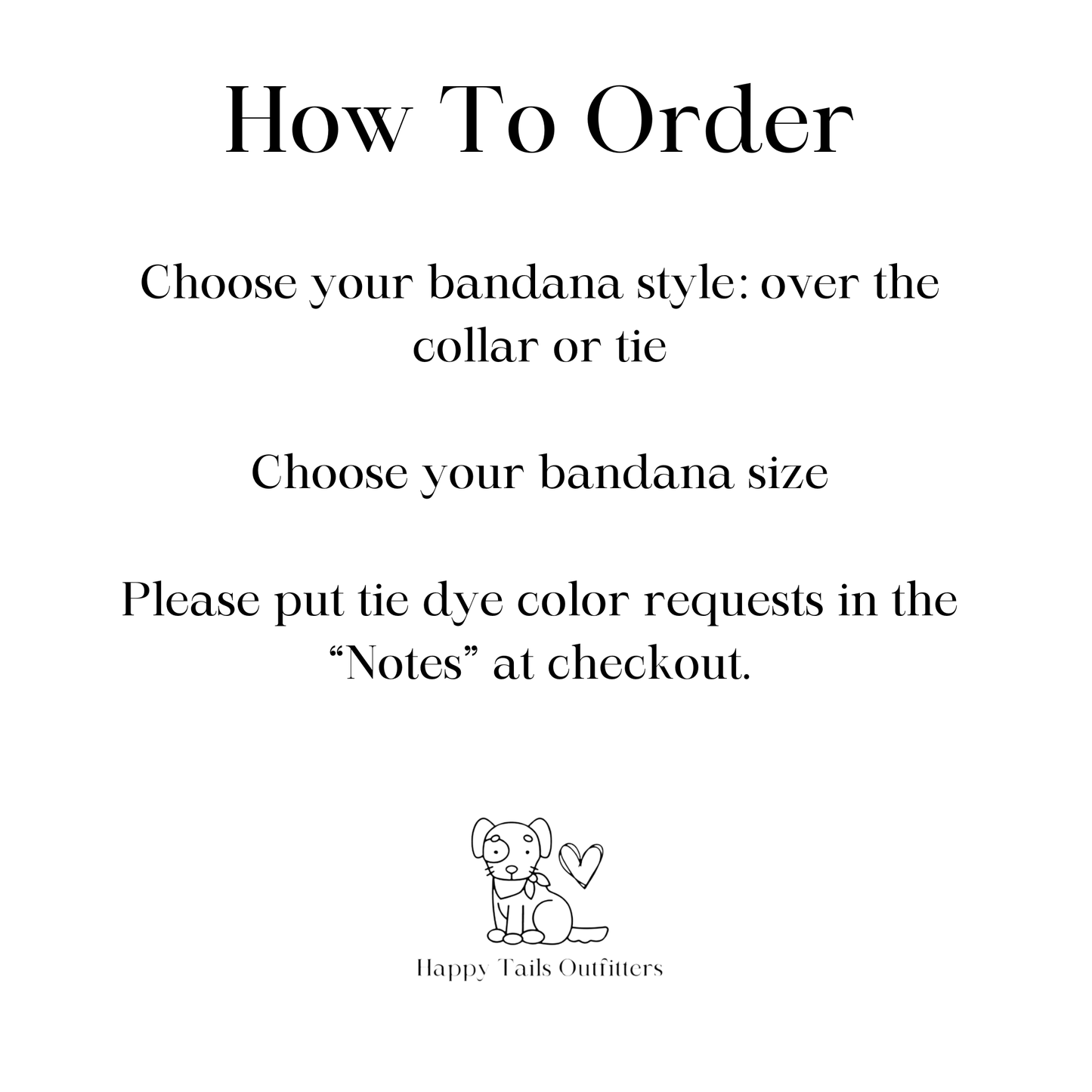 Custom Tie Dye Dog Bandana