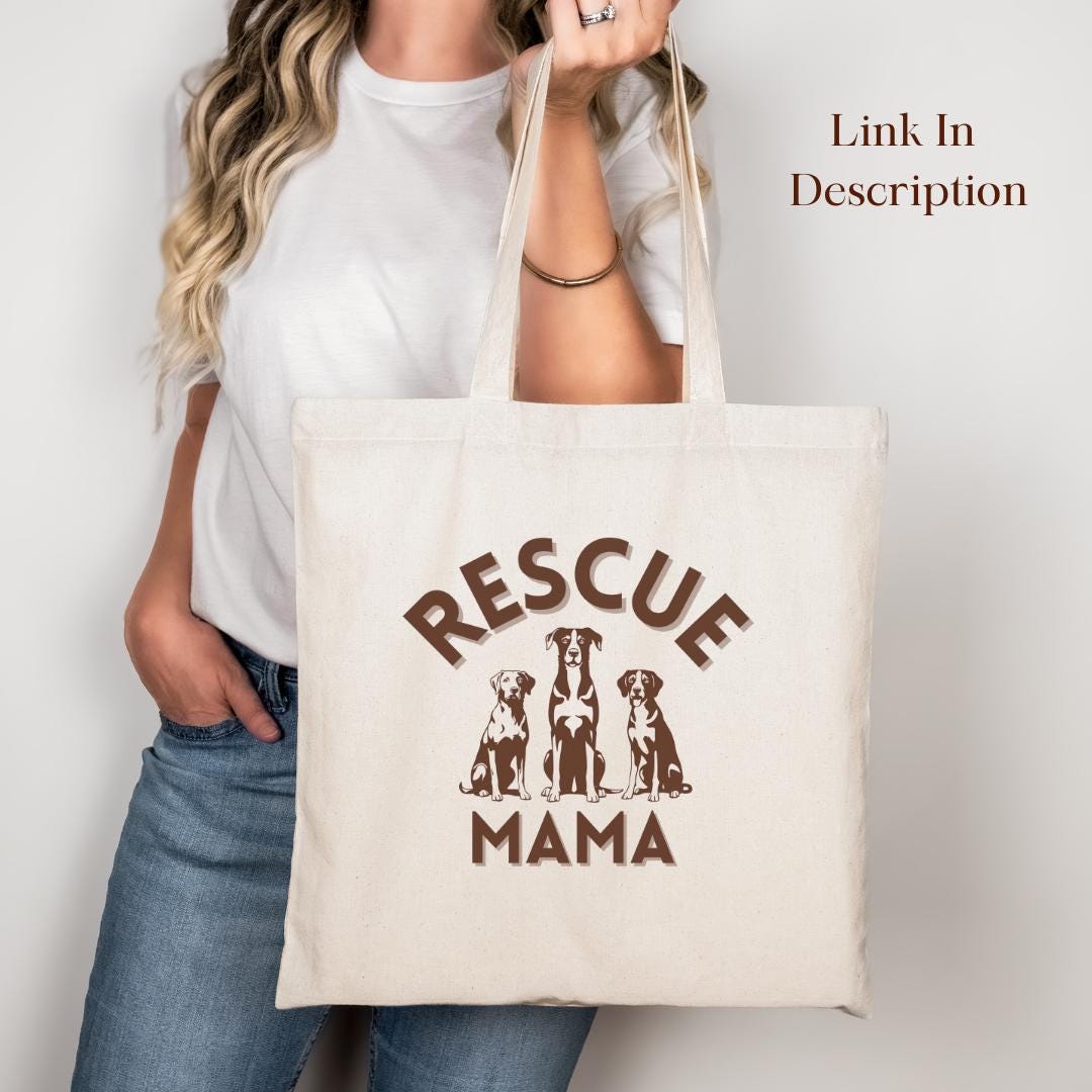 Rescue Dog Mom T Shirt
