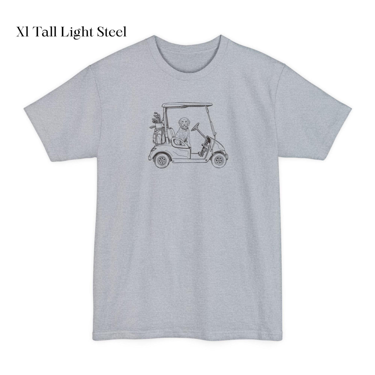 Golden Doodle Dad Golf T-Shirt Dog Father Gift Idea Outdoor Sports Enthusiast Apparel Dog Breed Theme Present For Golfer